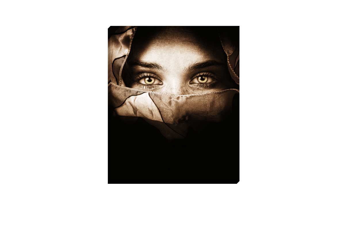 Mysterious Woman | Canvas Wall Art Print - Final Touch Decor