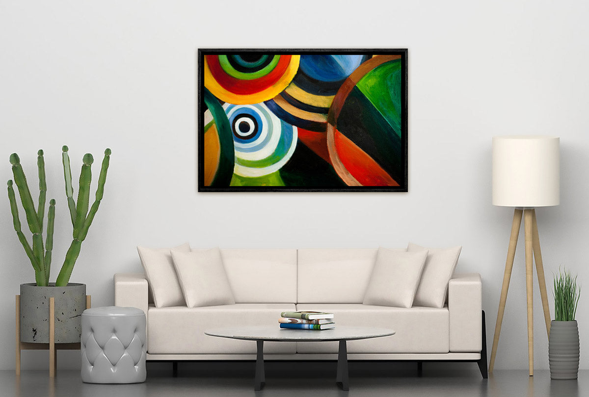 Bright Circles Abstract | Canvas Wall Art Print - Final Touch Decor