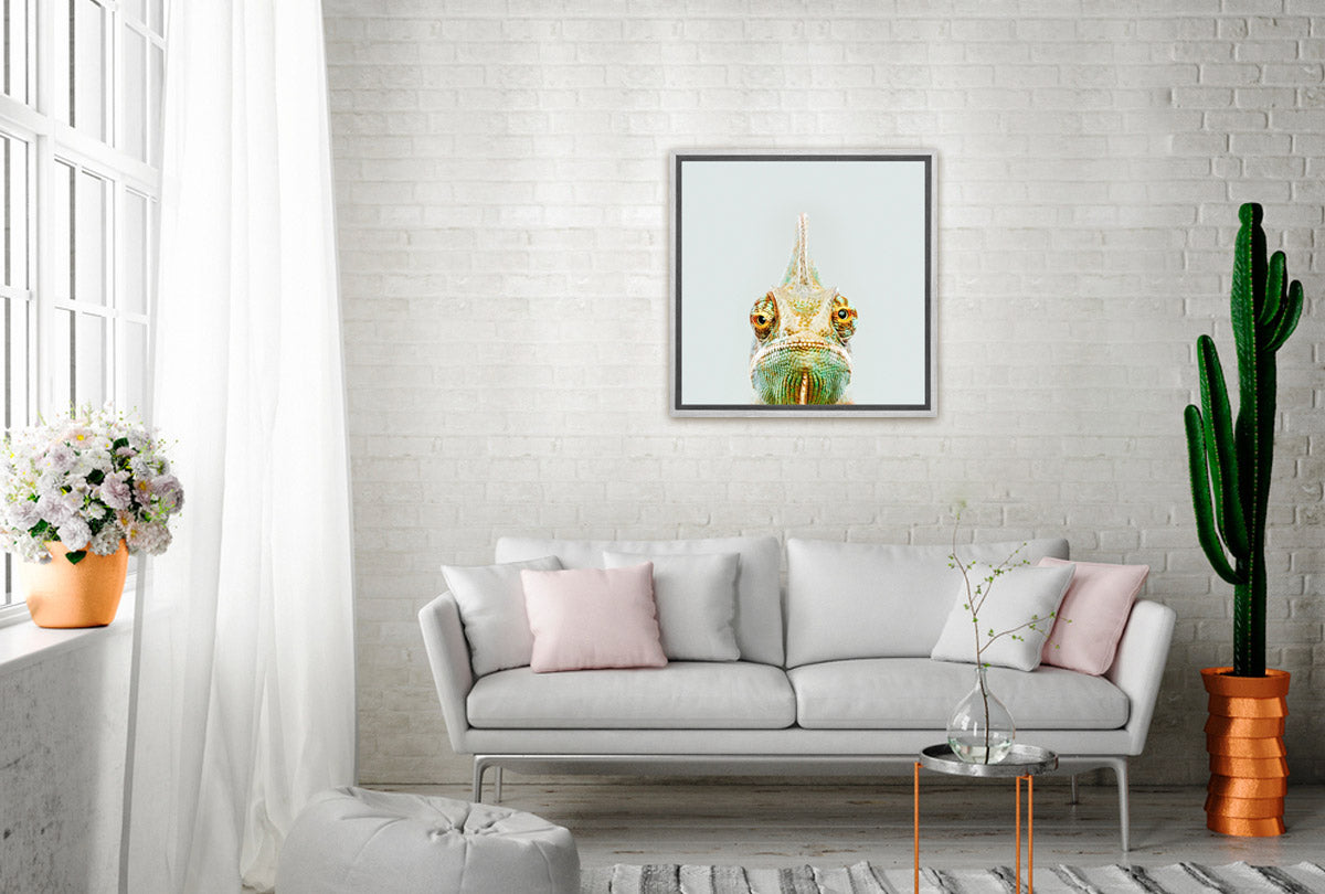 Cute Chameleon | Canvas Wall Art Print - Final Touch Decor