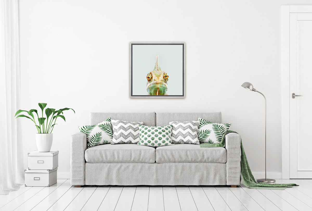 Cute Chameleon | Canvas Wall Art Print - Final Touch Decor
