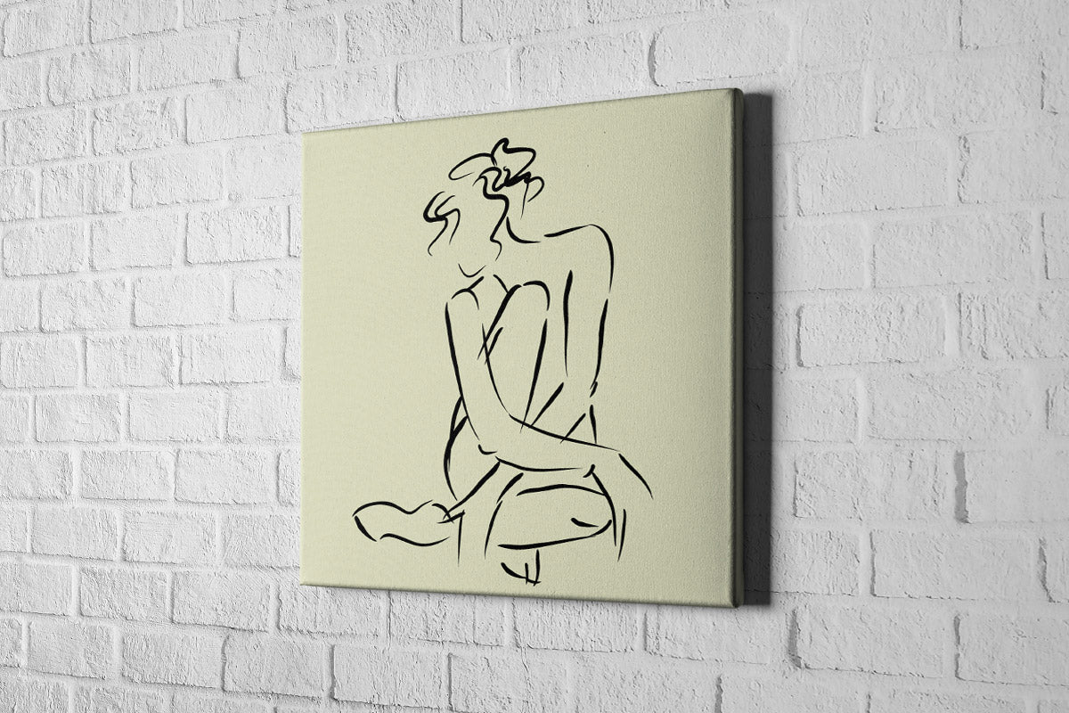 Nude | Canvas Wall Art Print - Final Touch Decor