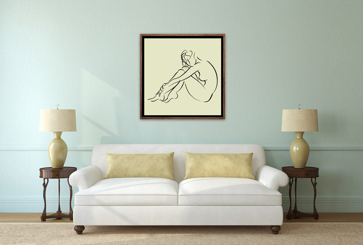 Nude 2 | Canvas Wall Art Print - Final Touch Decor