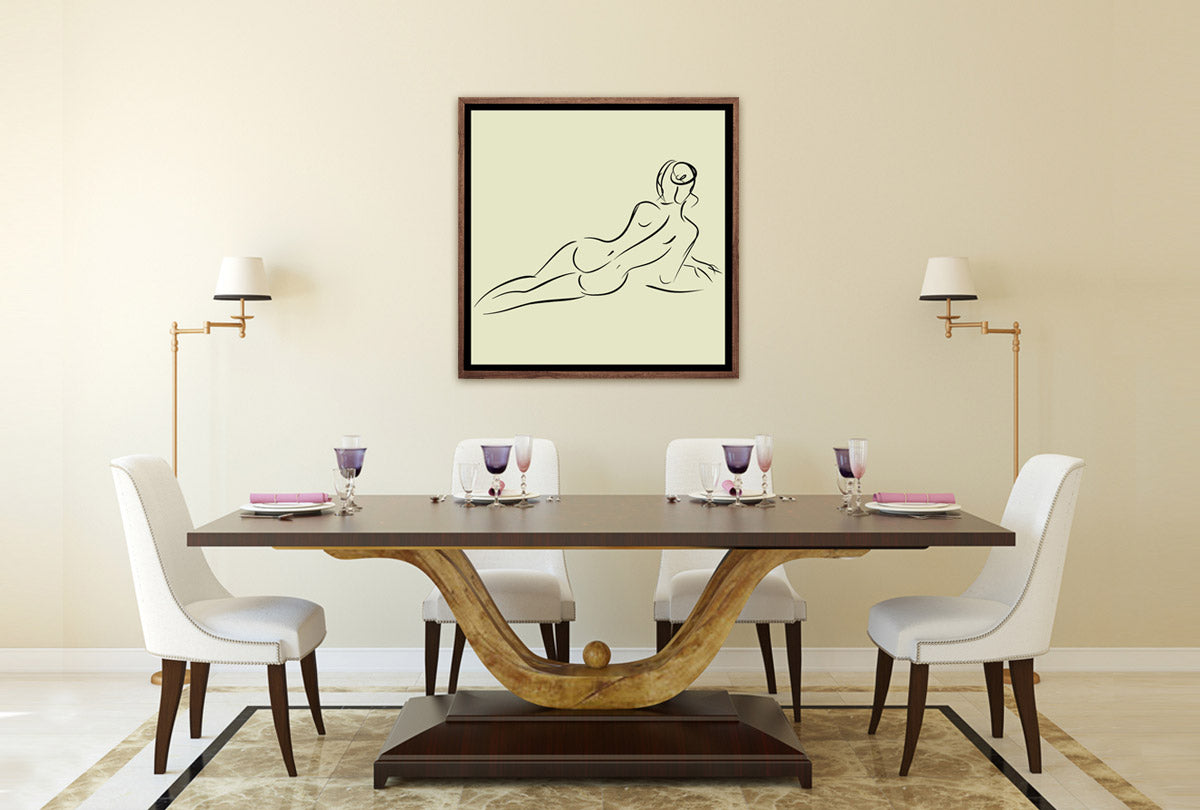 Nude 4 | Canvas Wall Art Print - Final Touch Decor
