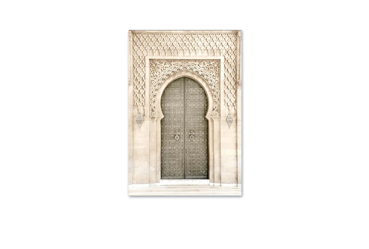 Bronz Moroccan Door | Canvas Wall Art Print - Final Touch Decor