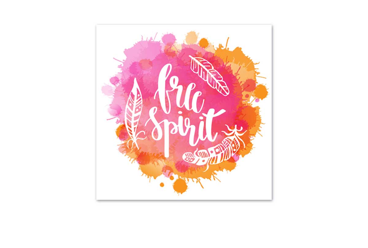 Boho Free Spirit | Canvas Wall Art Print - Final Touch Decor
