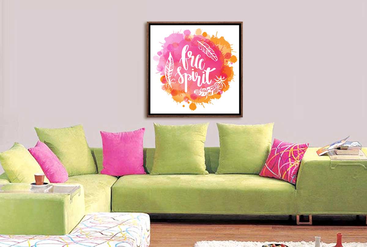 Boho Free Spirit | Canvas Wall Art Print - Final Touch Decor