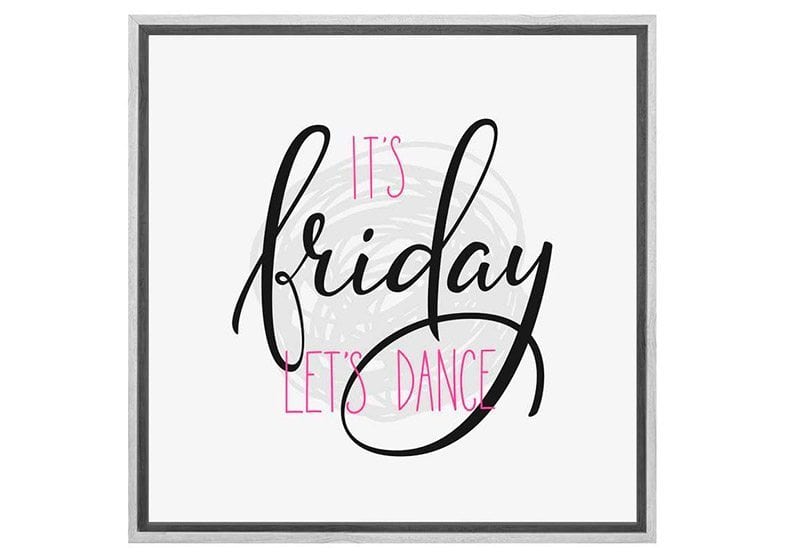 It’s Friday | Canvas Wall Art Print - Final Touch Decor