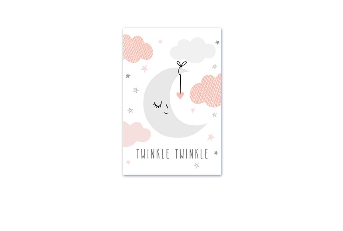 Twinkle Twinkle | Scandinavian Kid's Wall Art Print - Final Touch Decor