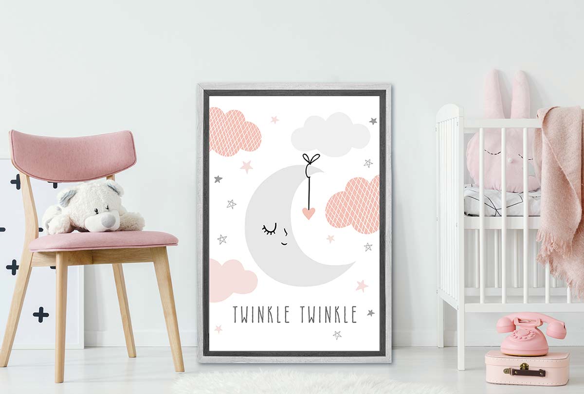 Twinkle Twinkle | Scandinavian Kid's Wall Art Print - Final Touch Decor
