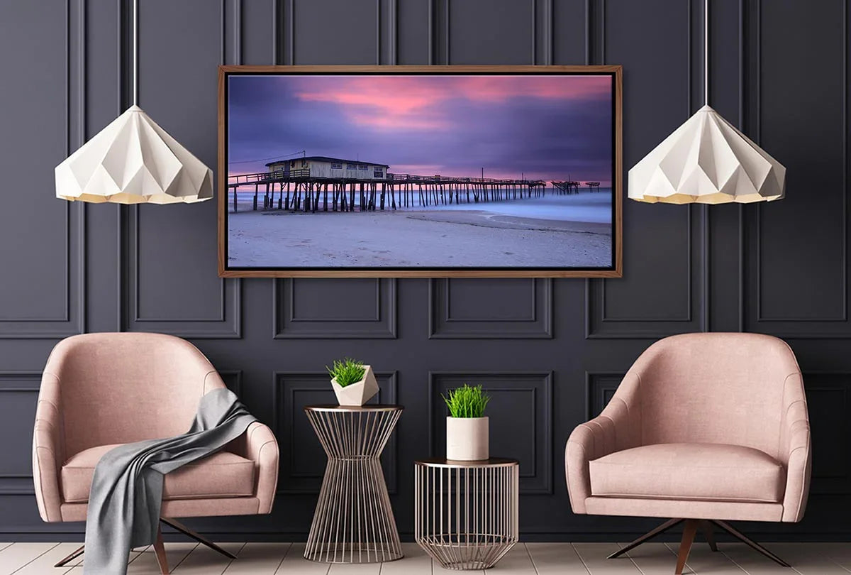 Old Beach Jetty | Canvas Wall Art Print - Final Touch Decor