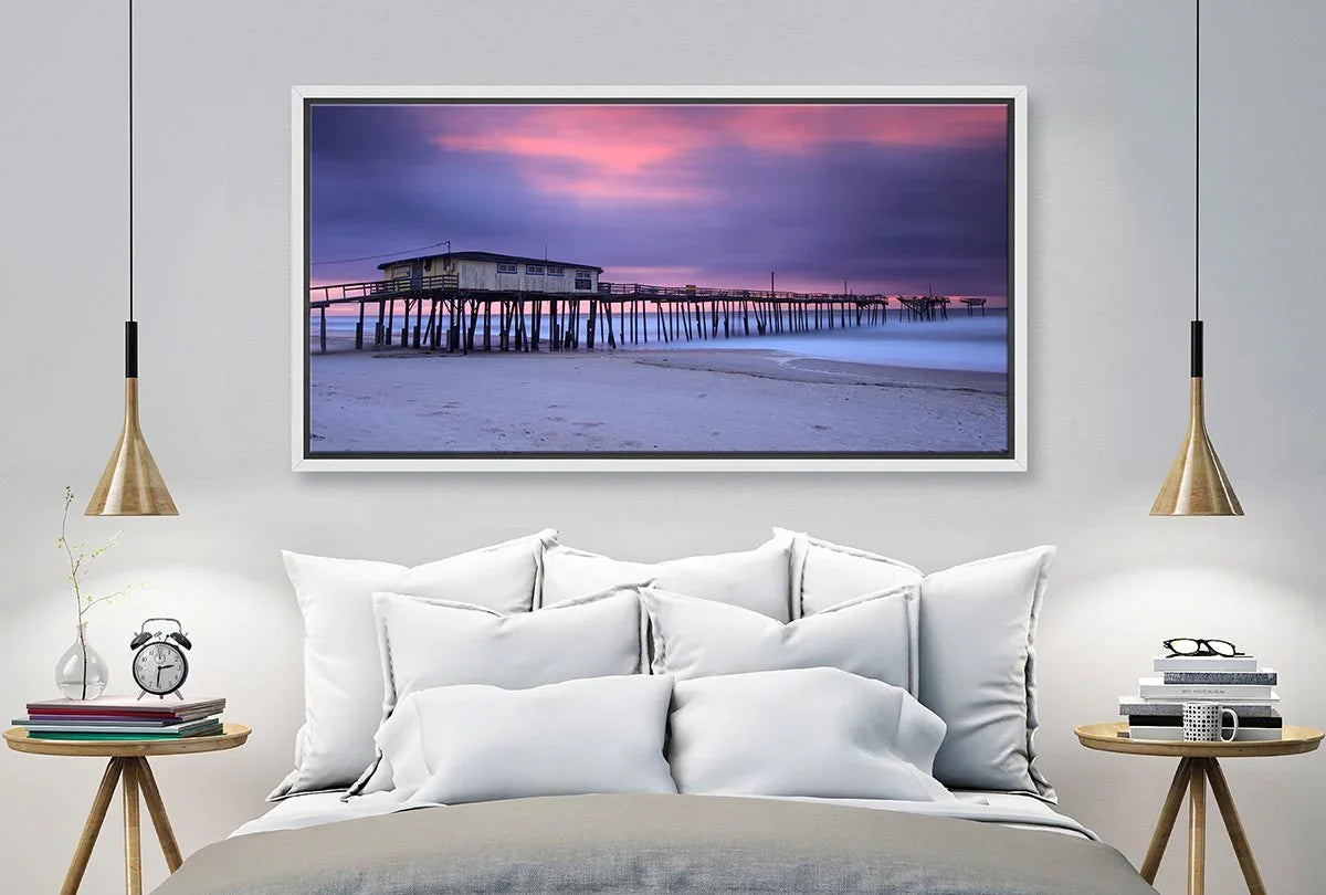 Old Beach Jetty | Canvas Wall Art Print - Final Touch Decor