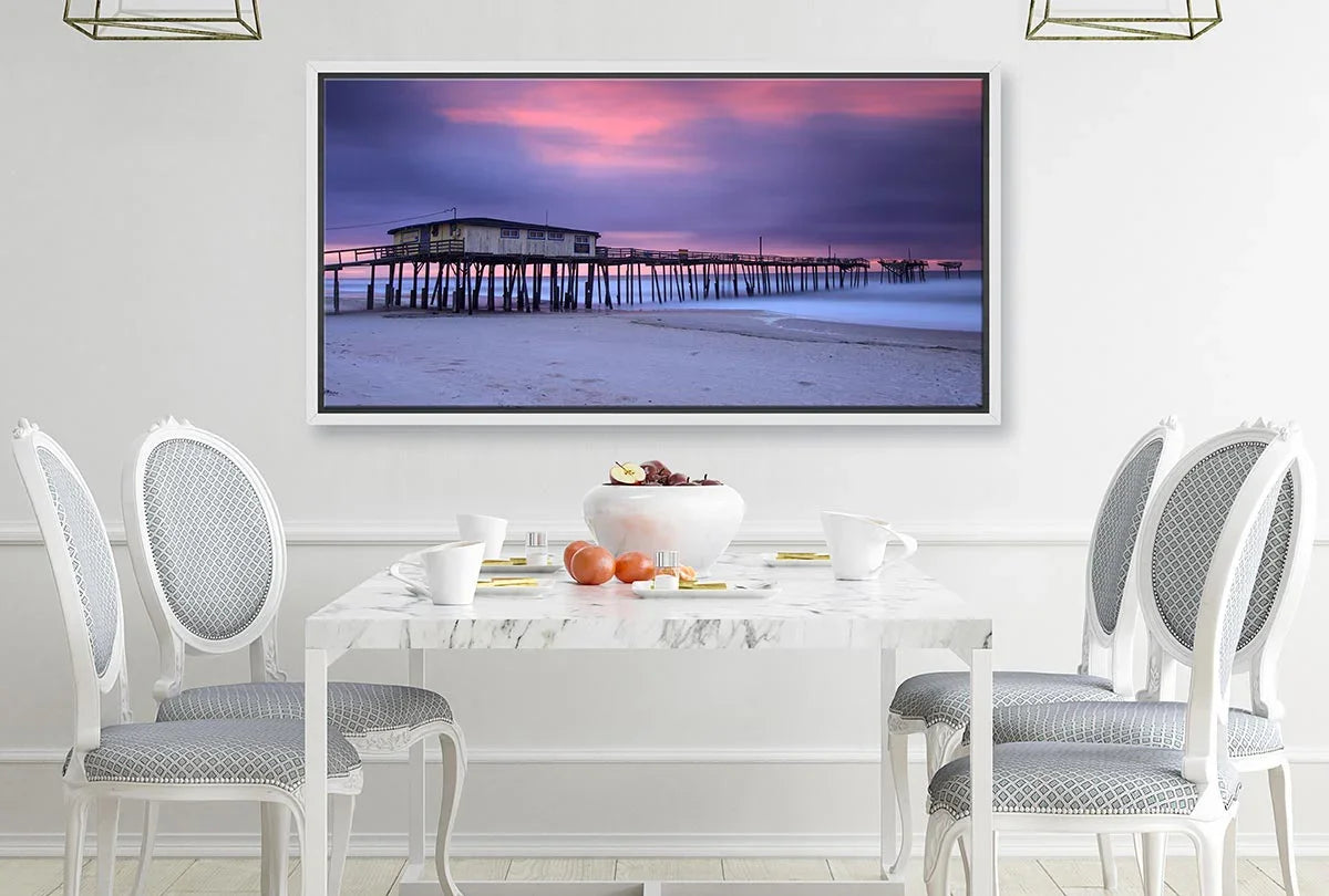 Old Beach Jetty | Canvas Wall Art Print - Final Touch Decor