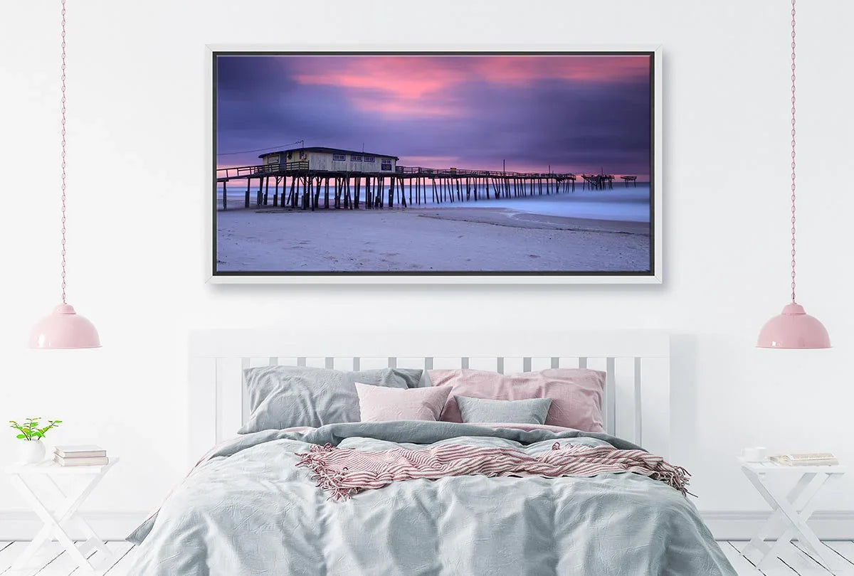 Old Beach Jetty | Canvas Wall Art Print - Final Touch Decor