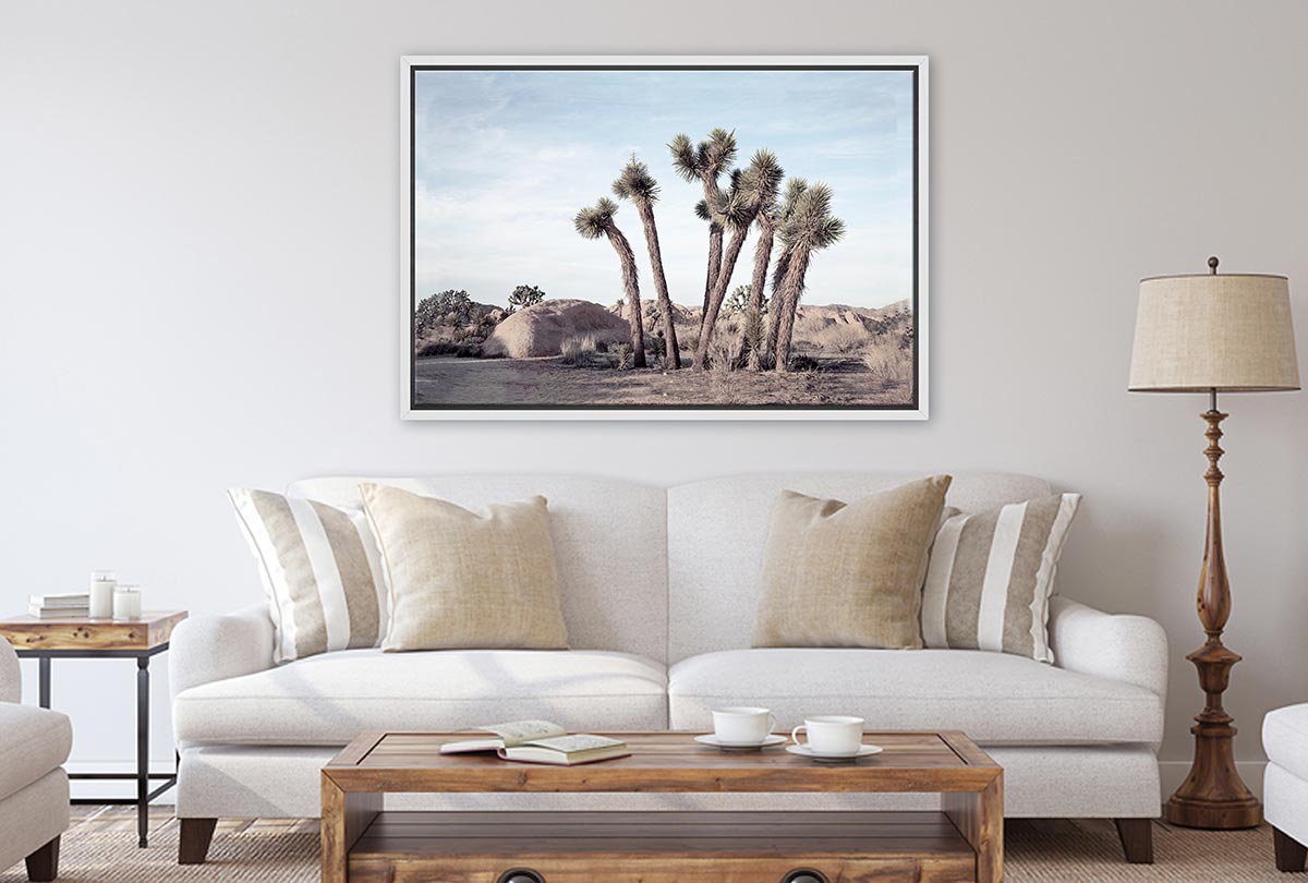 Desert Joshua Trees Canvas Wall Art Print - Final Touch Decor