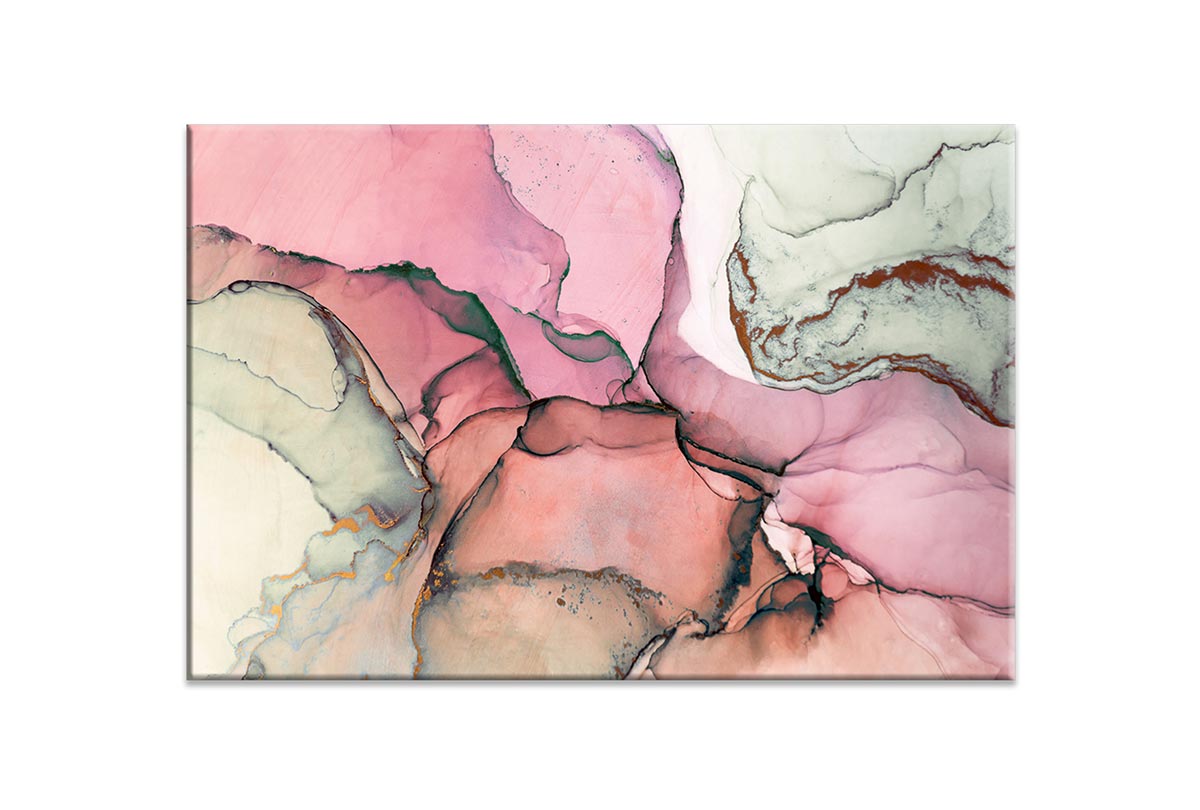 Lux Pink Abstract | Canvas Wall Art Print - Final Touch Decor