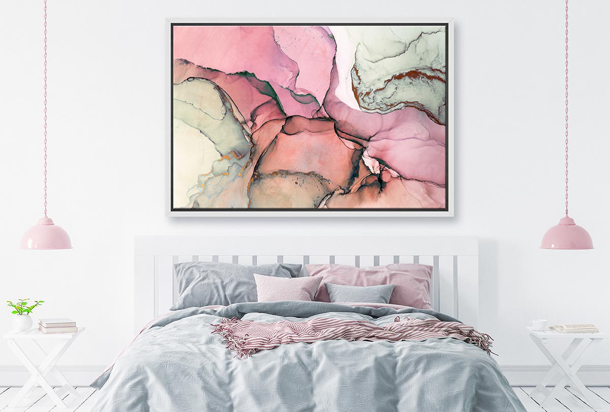 Lux Pink Abstract | Canvas Wall Art Print - Final Touch Decor