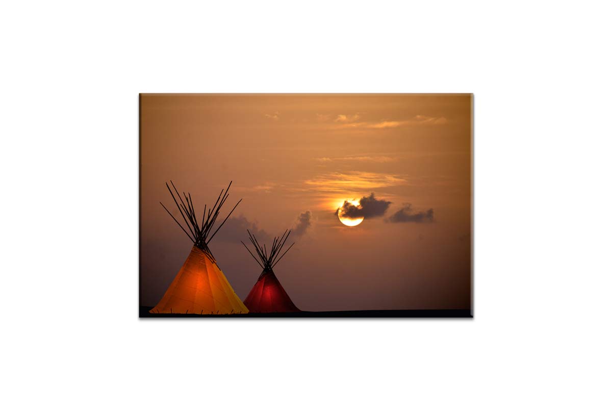 Luminated Teepee | Canvas Wall Art Print - Final Touch Decor