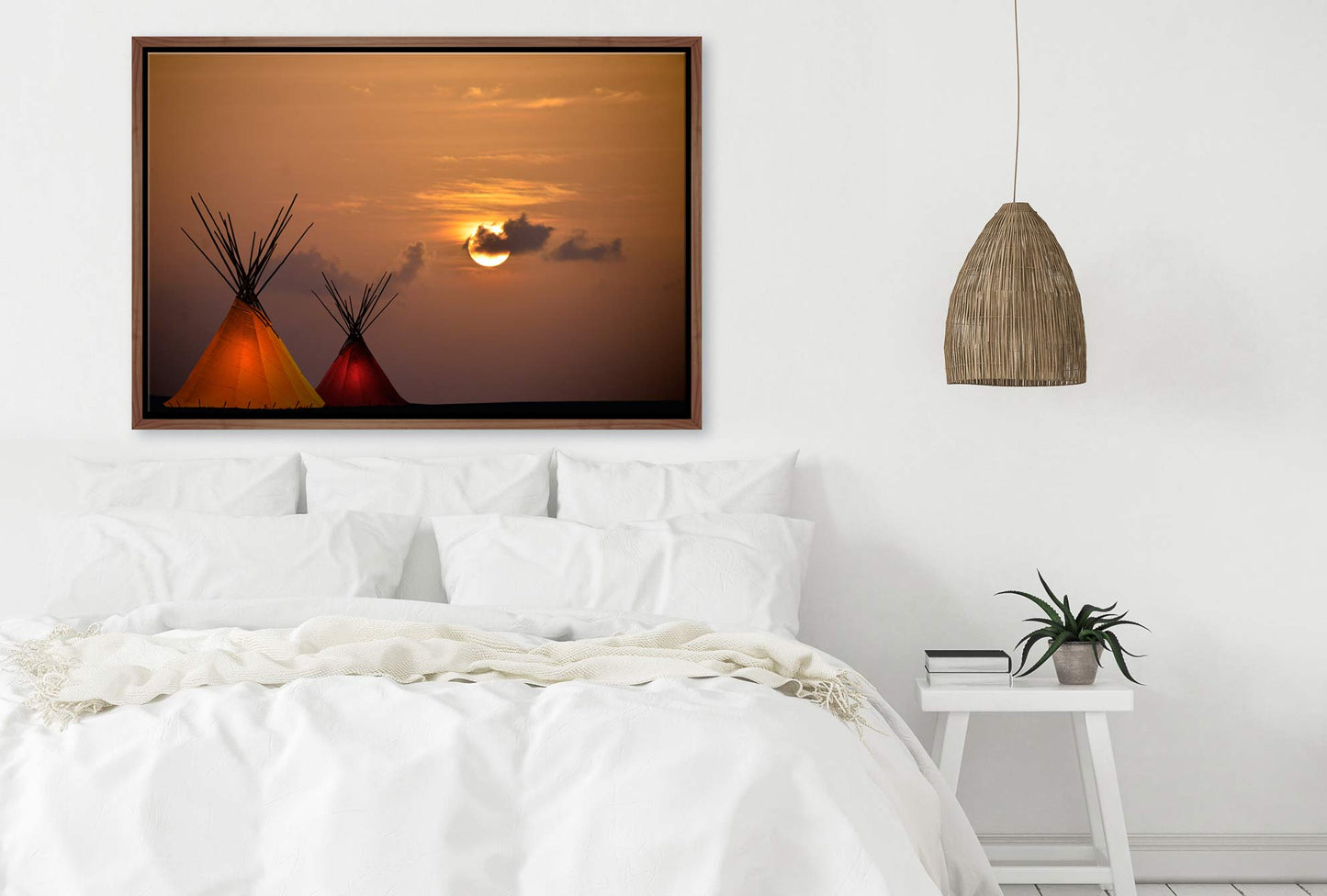Luminated Teepee | Canvas Wall Art Print - Final Touch Decor