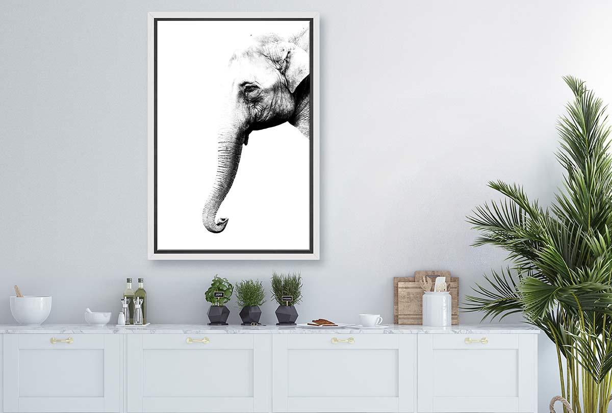 Elephant Portrait | Canvas Wall Art Print - Final Touch Decor