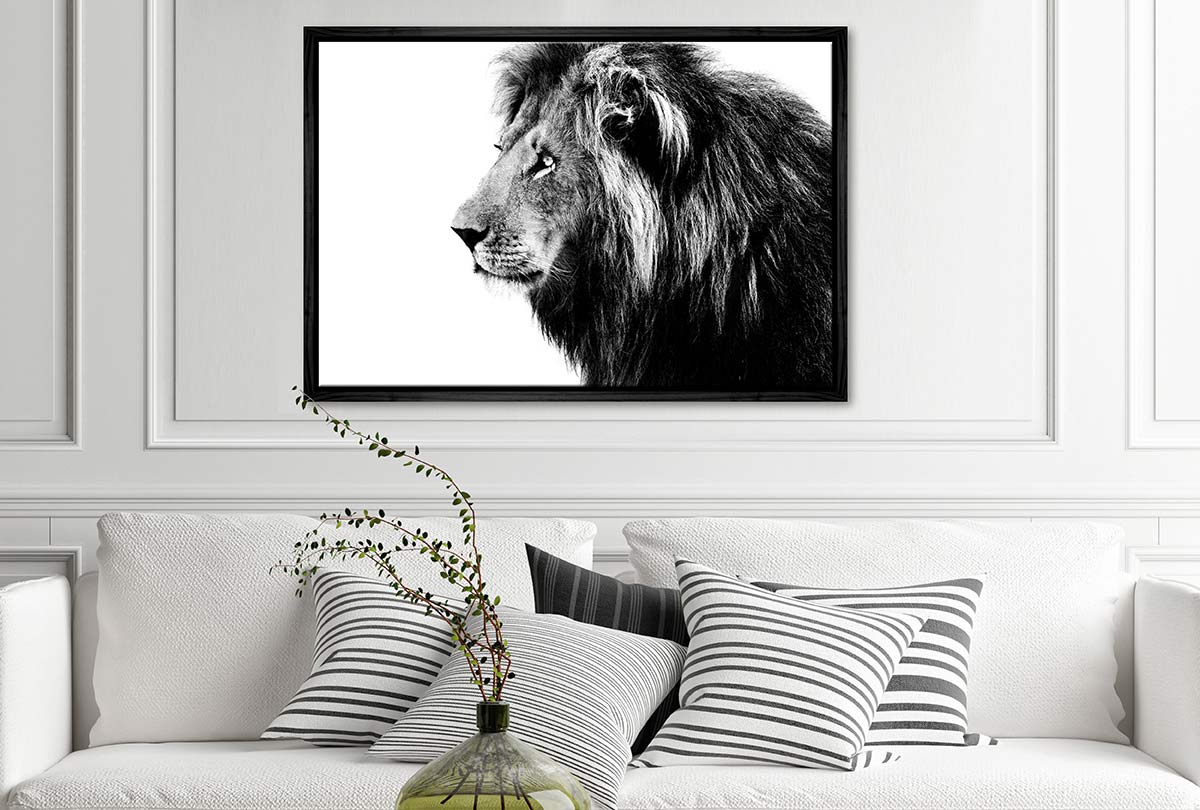 Lion Portrait | Canvas Wall Art Print - Final Touch Decor