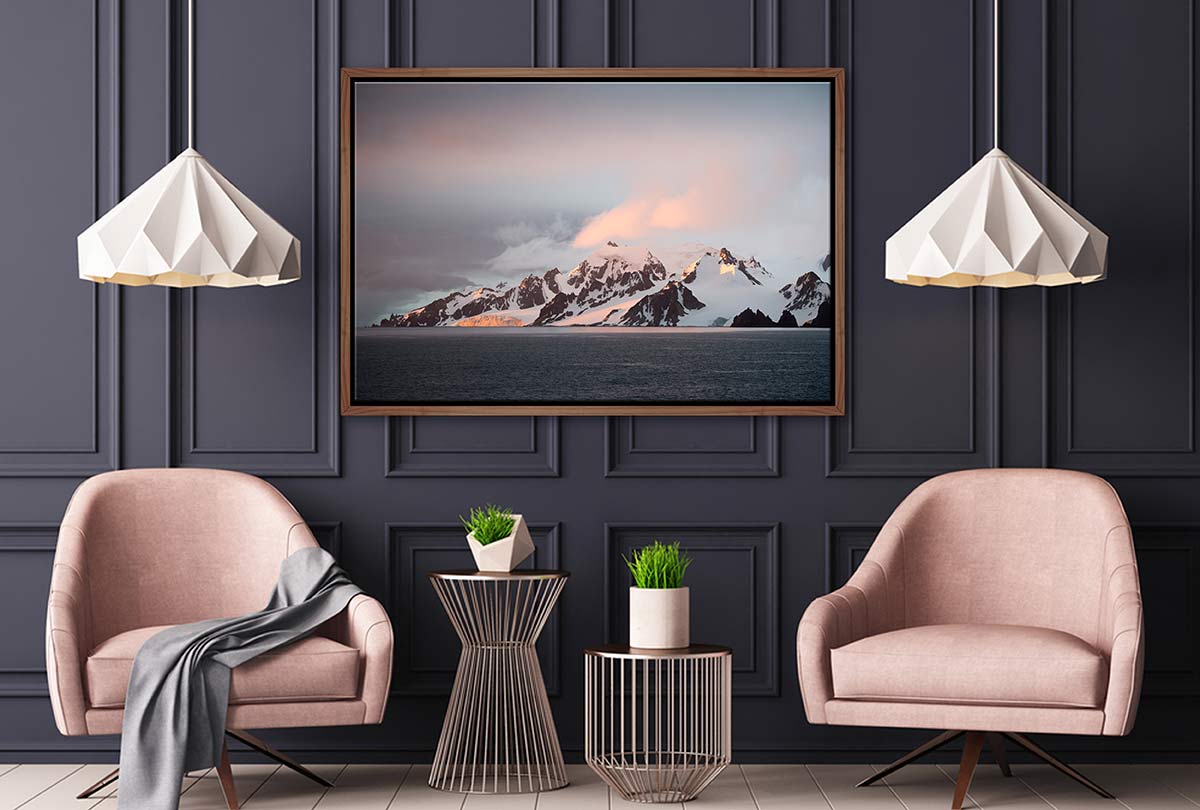 Snow Capped Mountain | Canvas Wall Art Print - Final Touch Decor