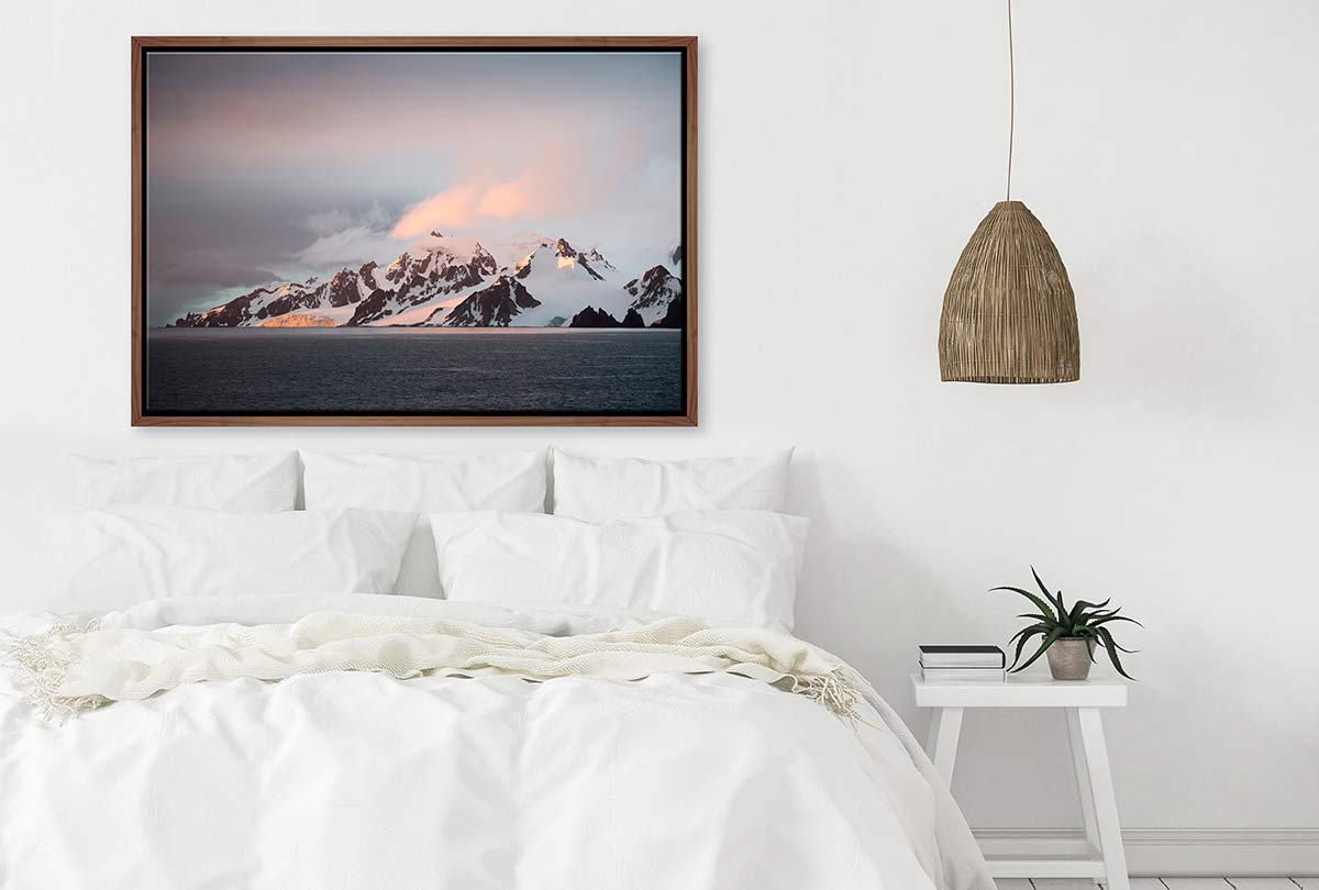Snow Capped Mountain | Canvas Wall Art Print - Final Touch Decor