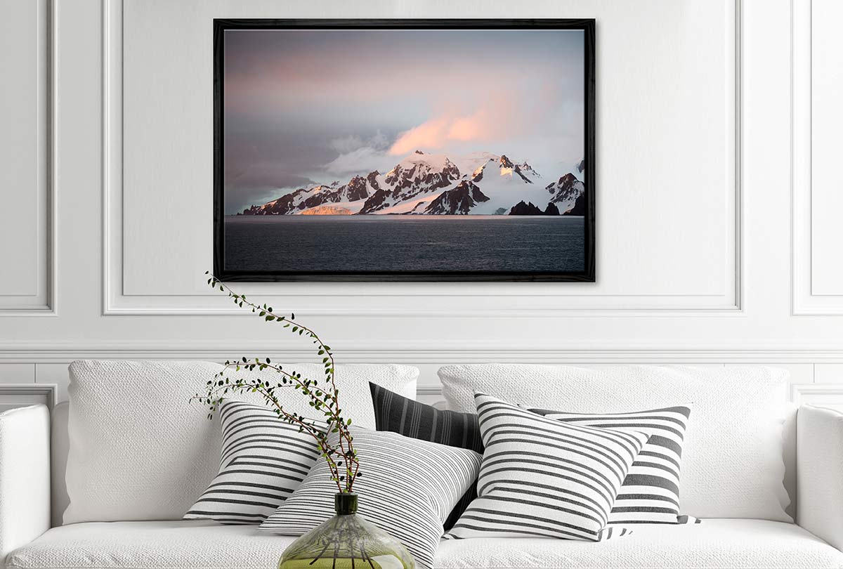 Snow Capped Mountain | Canvas Wall Art Print - Final Touch Decor