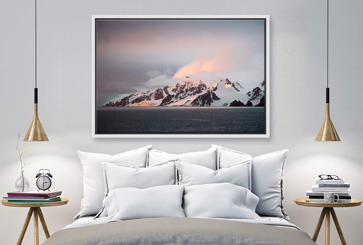 Snow Capped Mountain | Canvas Wall Art Print - Final Touch Decor
