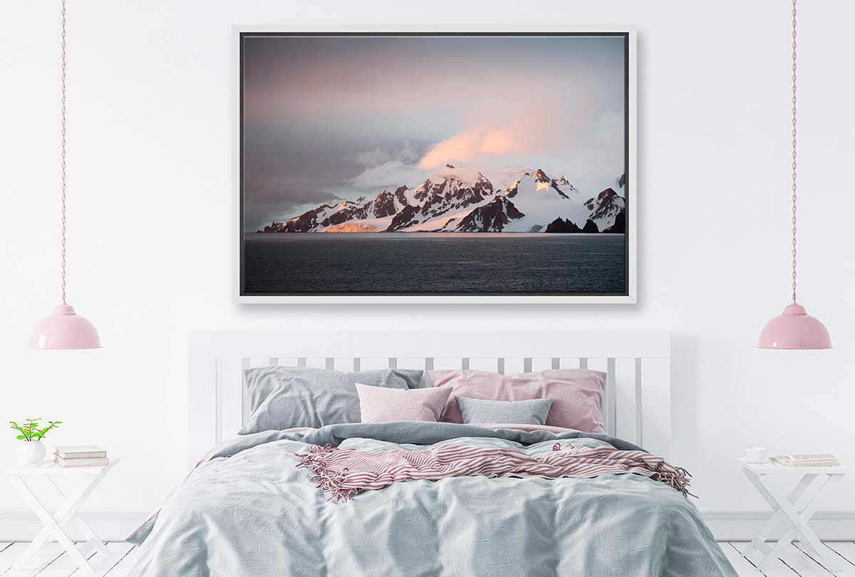 Snow Capped Mountain | Canvas Wall Art Print - Final Touch Decor