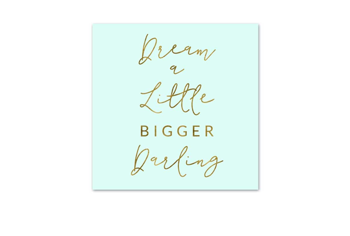 Dream Bigger | Canvas Wall Art Print - Final Touch Decor