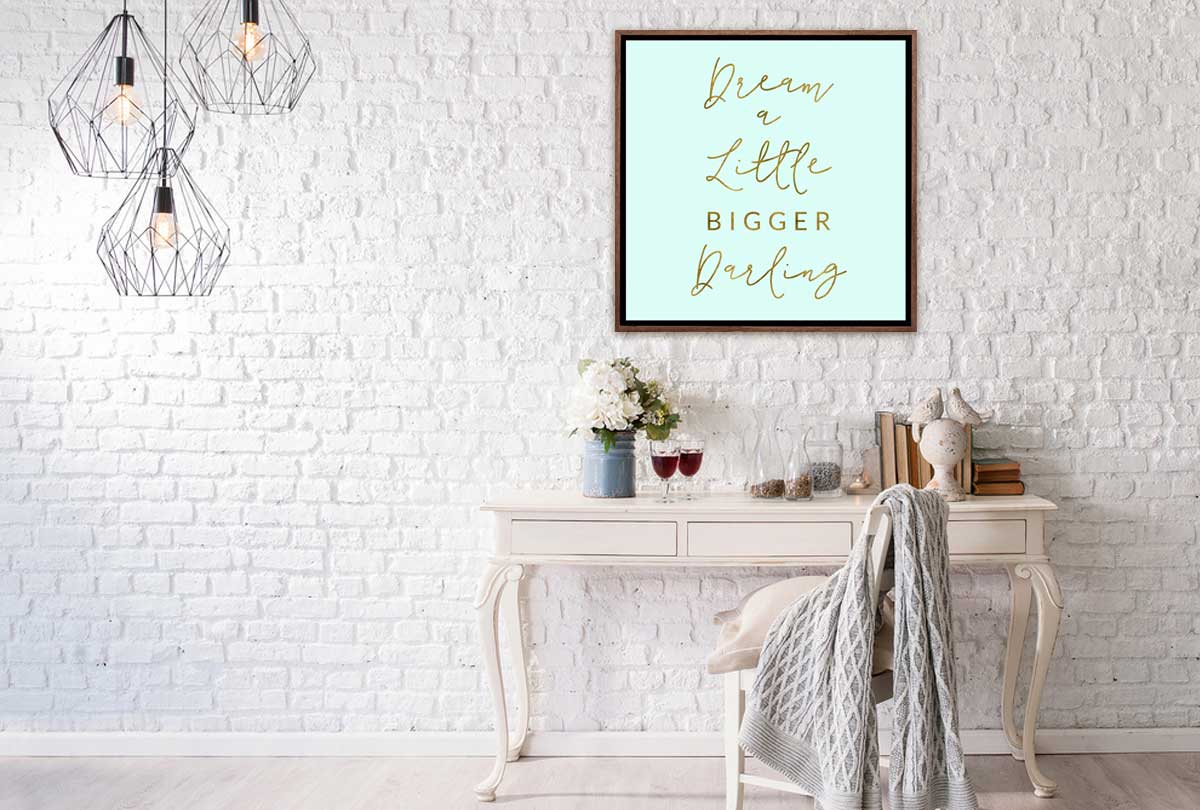 Dream Bigger | Canvas Wall Art Print - Final Touch Decor