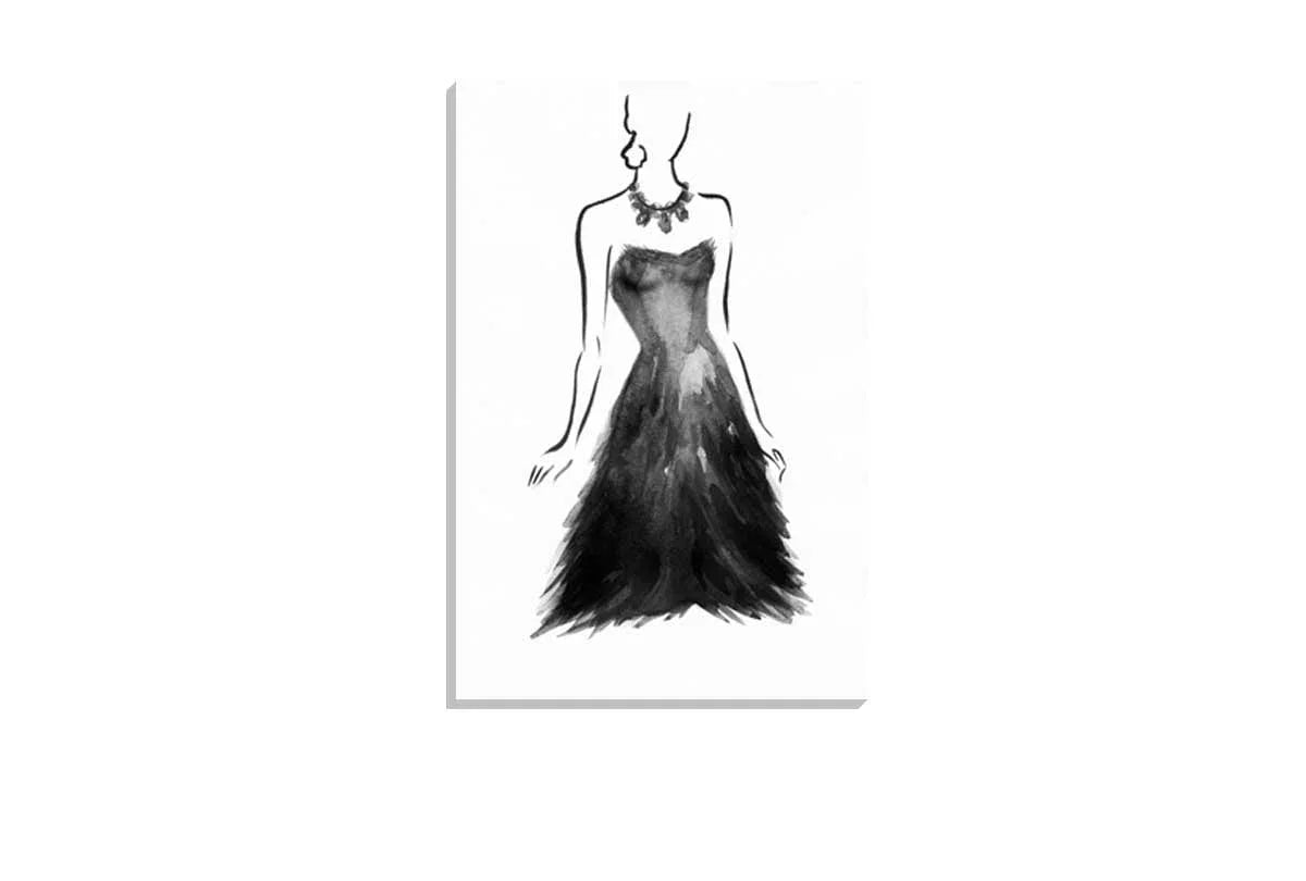 Glamorous Dress | Fashion Wall Art Print - Final Touch Decor