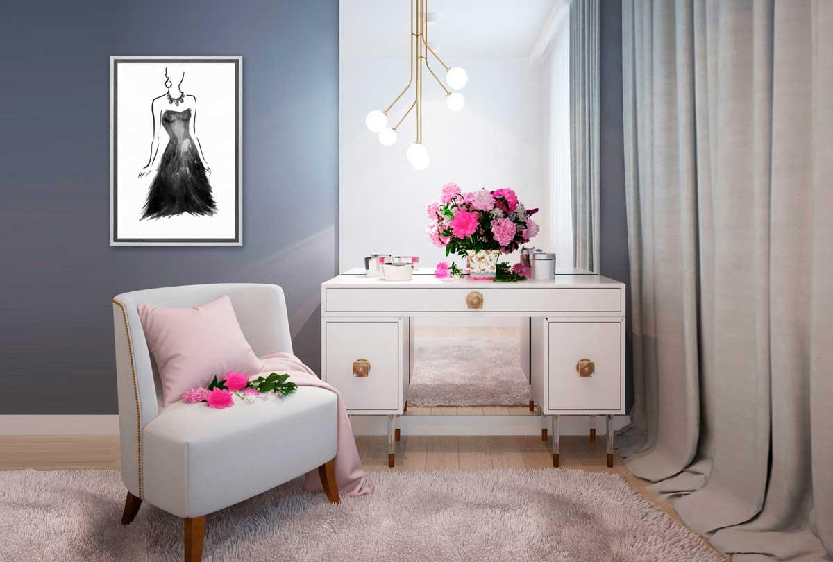 Glamorous Dress | Fashion Wall Art Print - Final Touch Decor