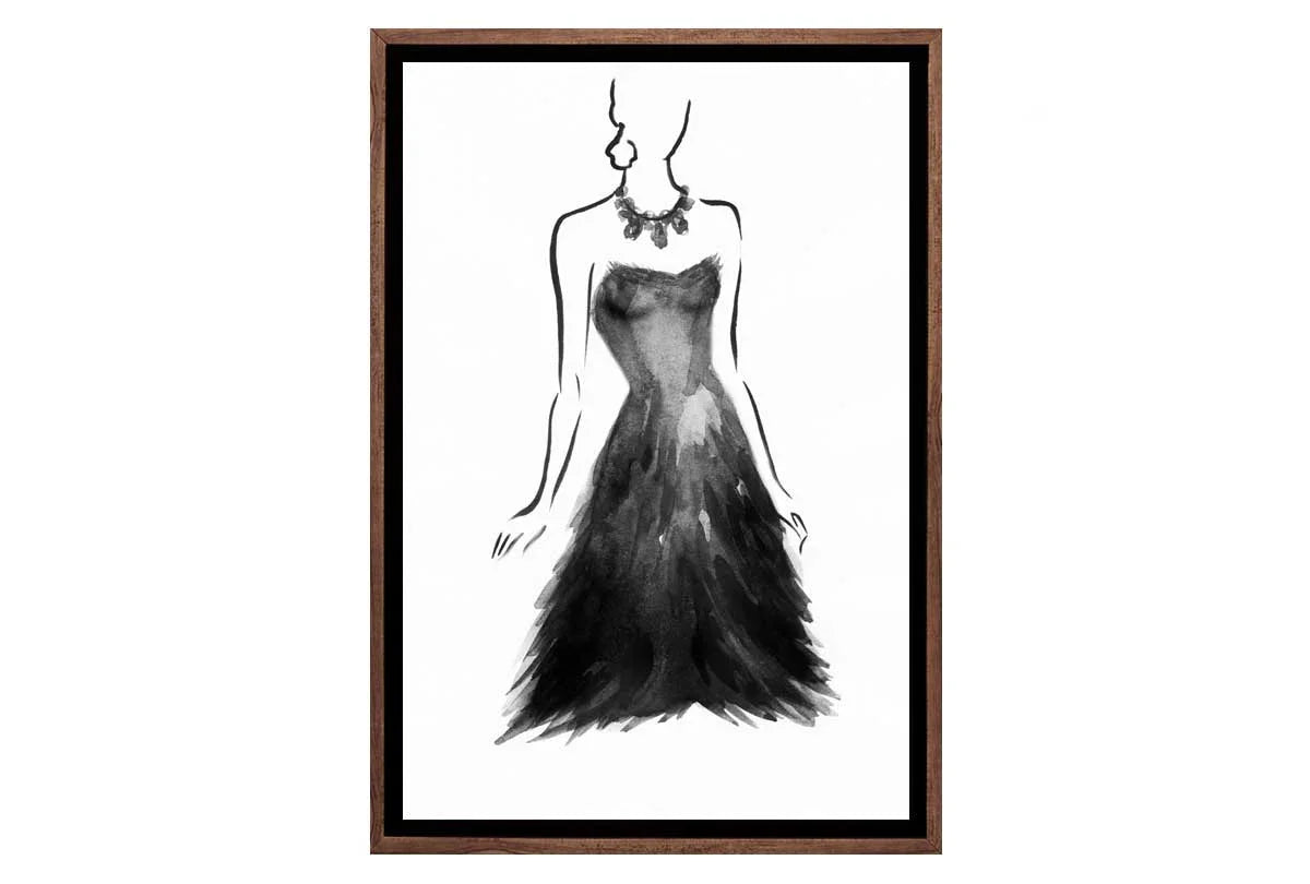 Glamorous Dress | Fashion Wall Art Print - Final Touch Decor
