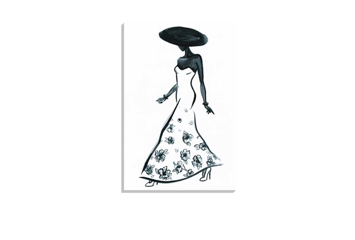 Glamorous Dress 4 | Fashion Wall Art Print - Final Touch Decor