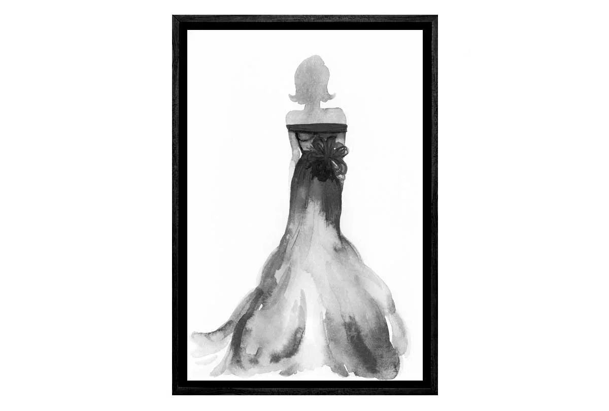 Glamorous Dress 6 | Fashion Canvas Wall Art Print - Final Touch Decor