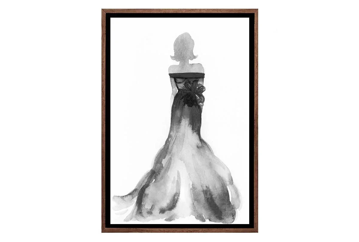 Glamorous Dress 6 | Fashion Canvas Wall Art Print - Final Touch Decor