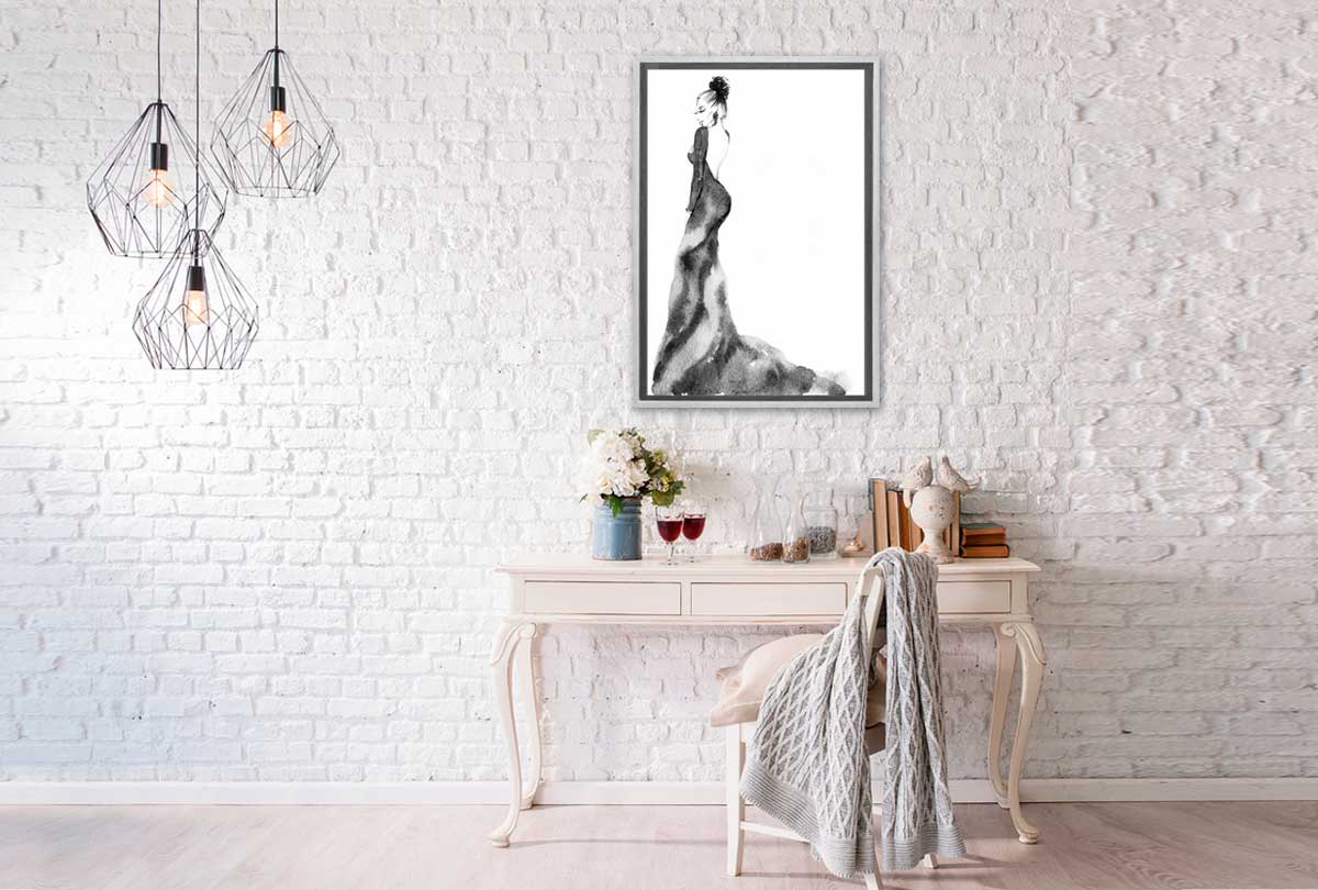 Glamorous Dress 7 | Fashion Canvas Art Print - Final Touch Decor