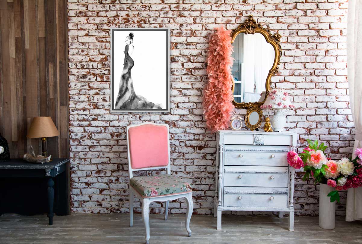Glamorous Dress 7 | Fashion Canvas Art Print - Final Touch Decor