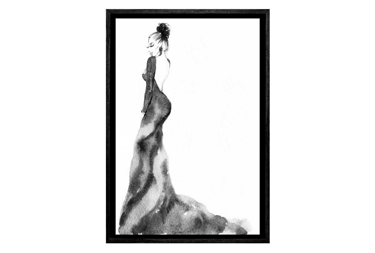 Glamorous Dress 7 | Fashion Canvas Art Print - Final Touch Decor