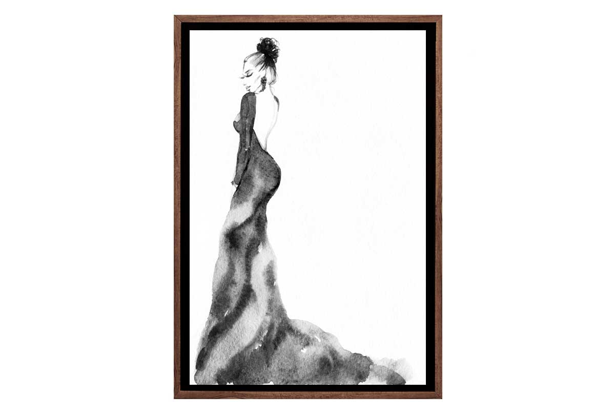 Glamorous Dress 7 | Fashion Canvas Art Print - Final Touch Decor