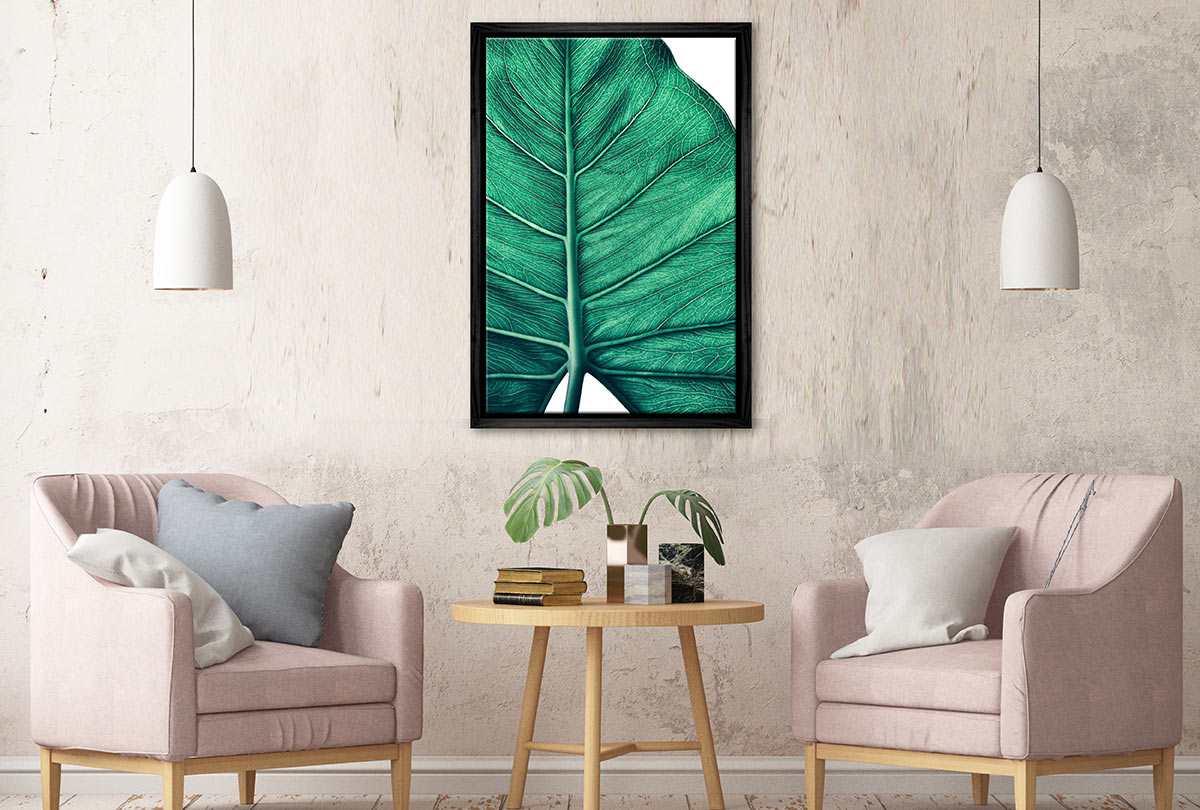 Tropical Leaf Close-Up | Canvas Wall Art Print - Final Touch Decor