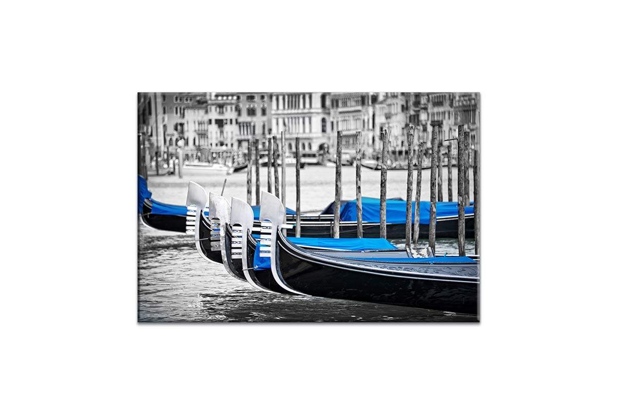 Gondolas, Venice | Canvas Wall Art Print - Final Touch Decor