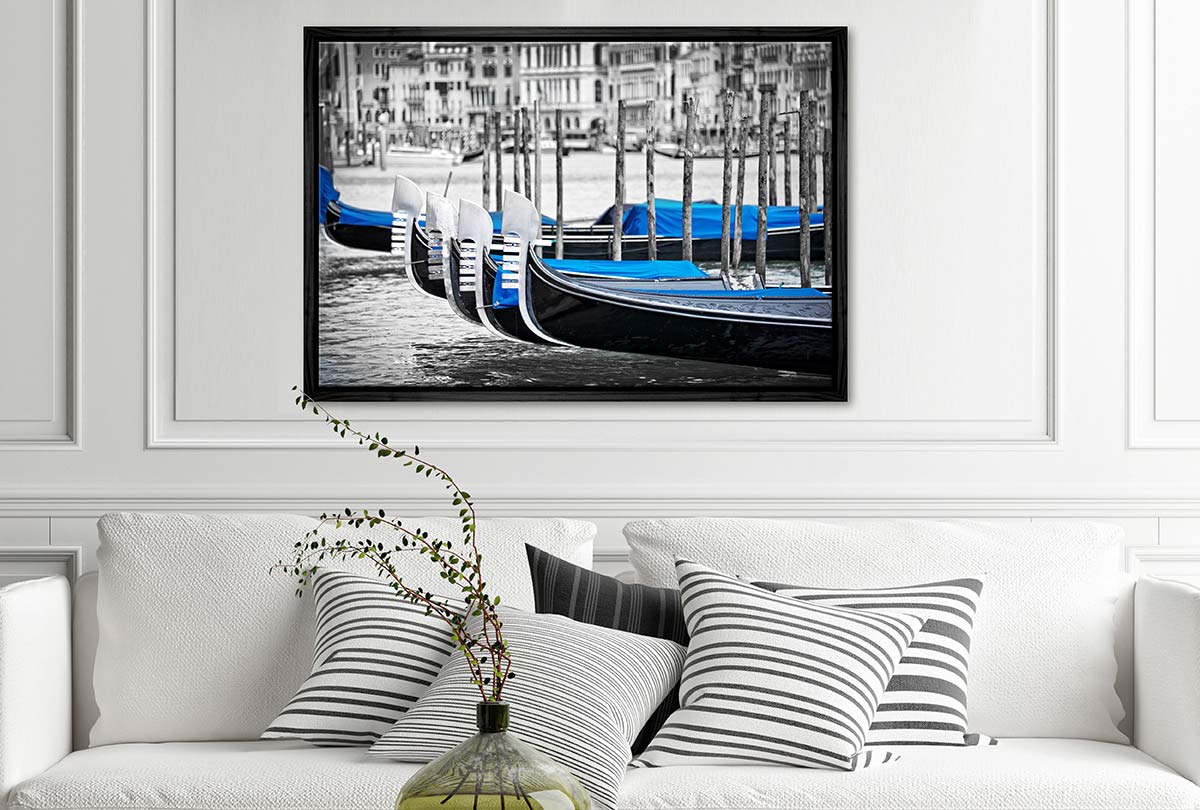Gondolas, Venice | Canvas Wall Art Print - Final Touch Decor