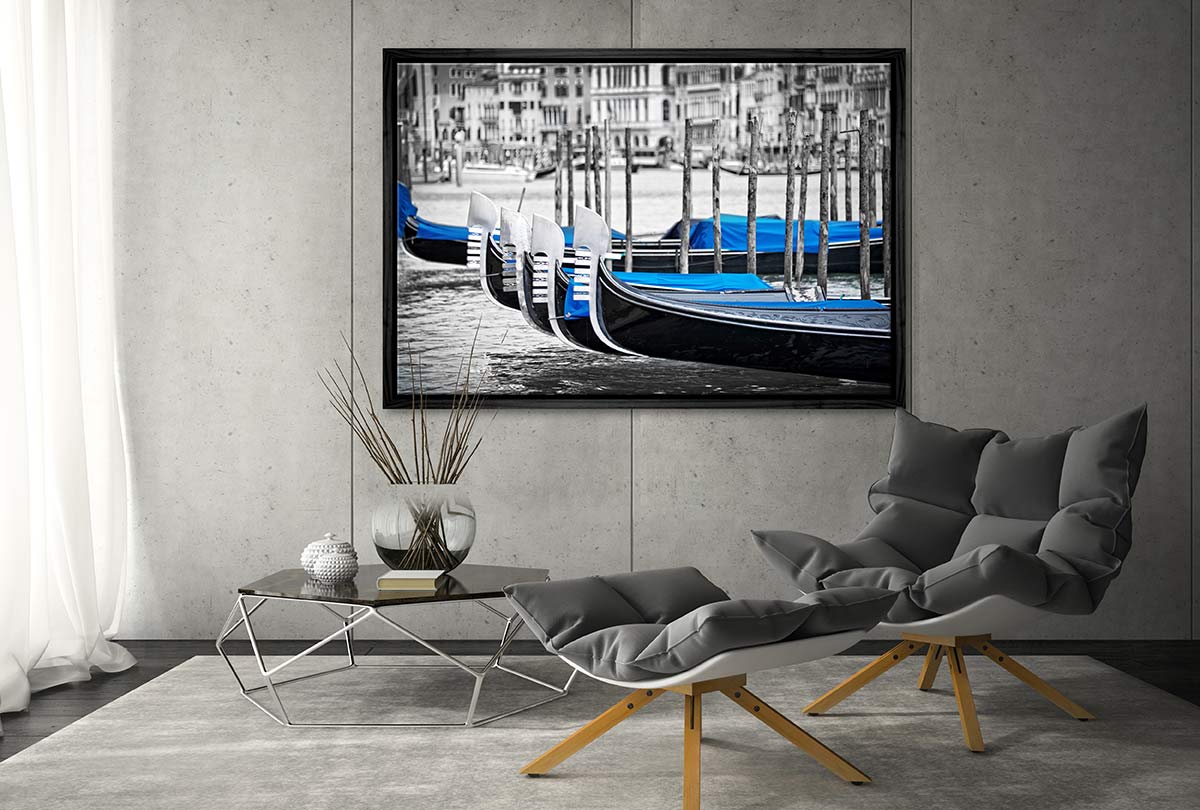 Gondolas, Venice | Canvas Wall Art Print - Final Touch Decor