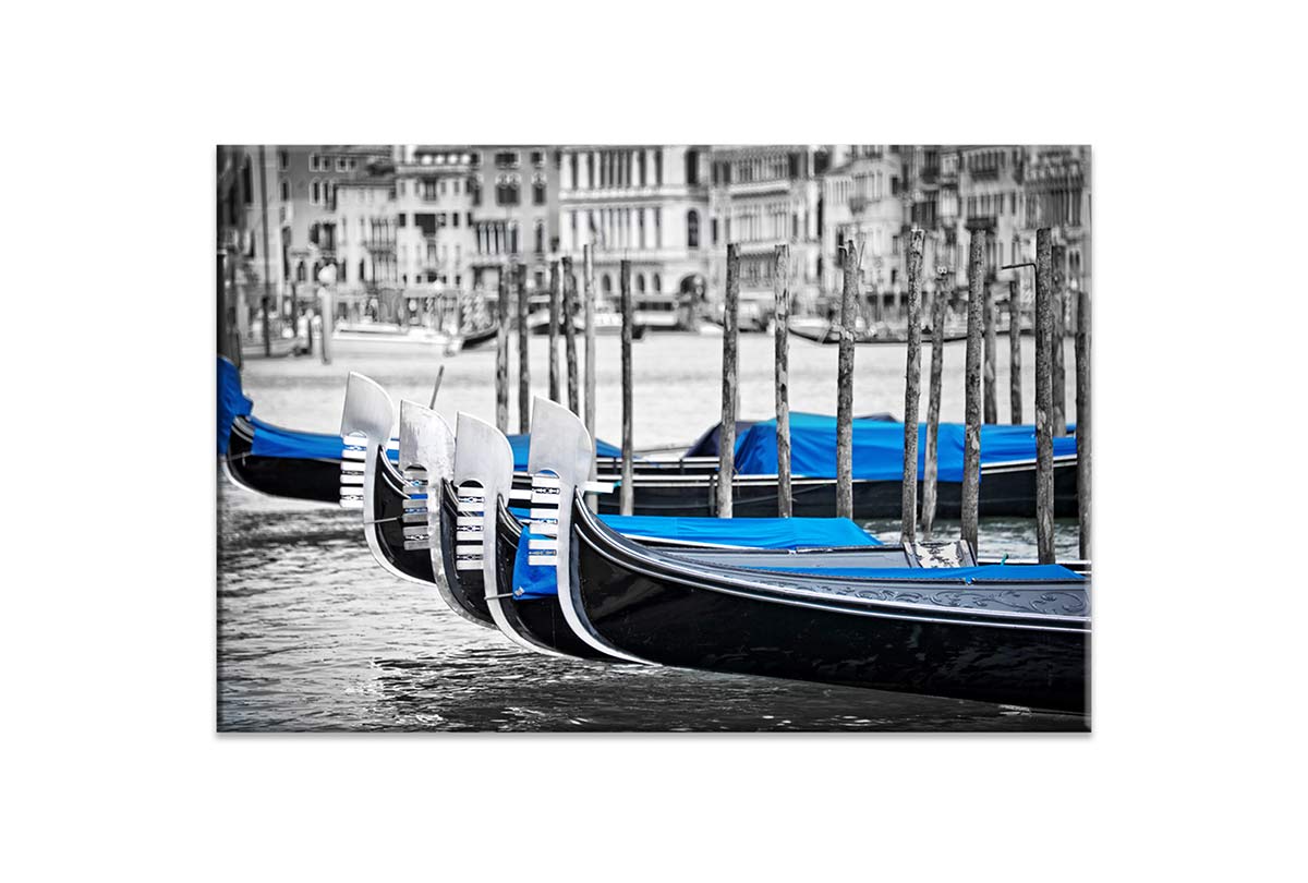 Gondolas, Venice | Canvas Wall Art Print - Final Touch Decor
