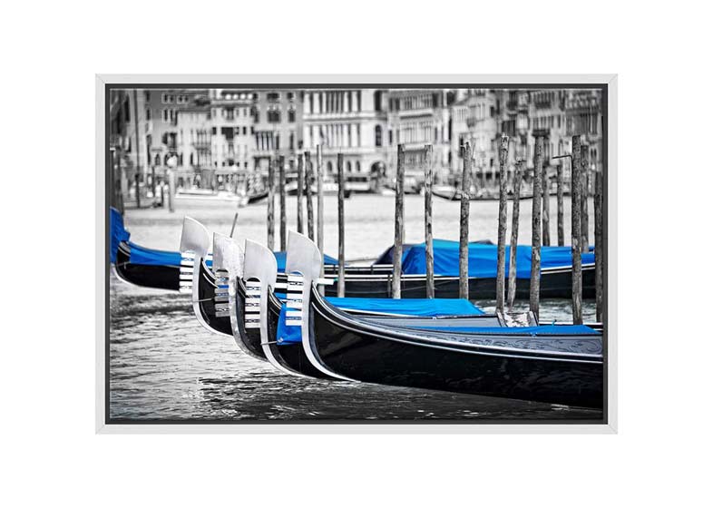Gondolas, Venice | Canvas Wall Art Print - Final Touch Decor