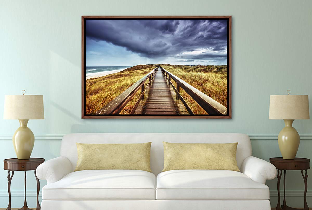 Beach Grass Boardwalk | Canvas Wall Art Print - Final Touch Decor