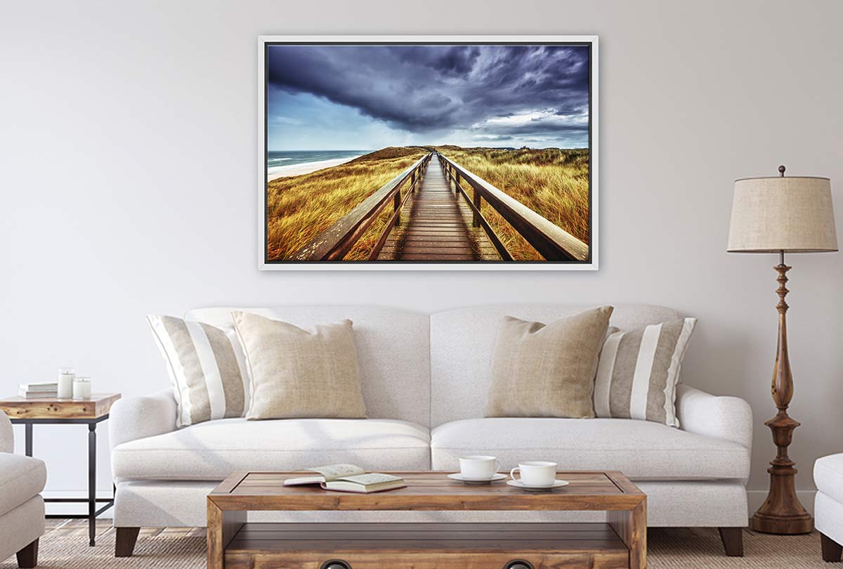 Beach Grass Boardwalk | Canvas Wall Art Print - Final Touch Decor