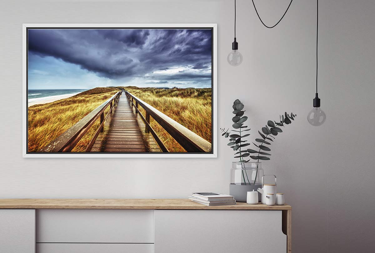 Beach Grass Boardwalk | Canvas Wall Art Print - Final Touch Decor
